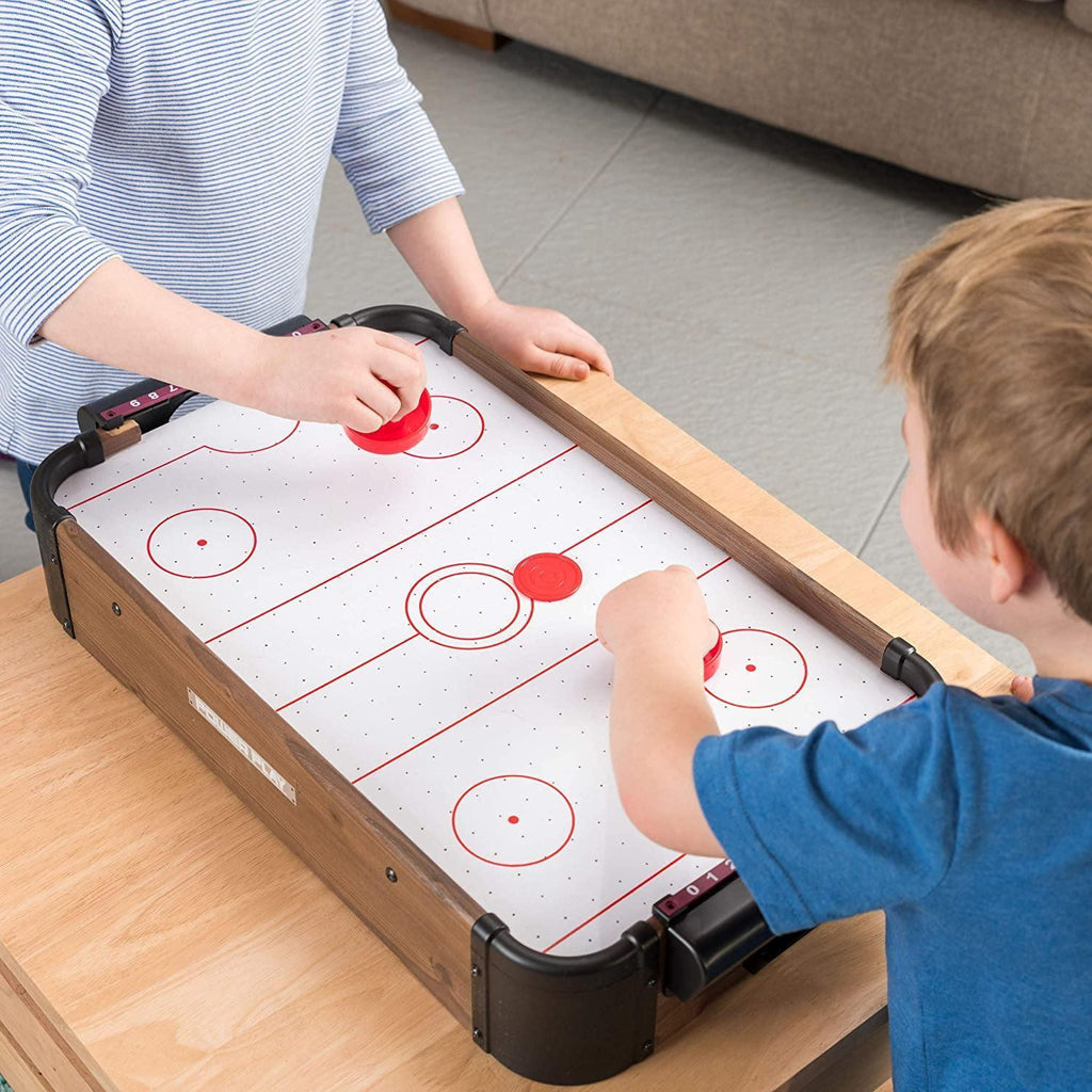 Power Play Tabletop Air Hockey Game, 20-Inch - TOYBOX