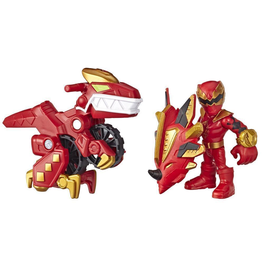 Power Rangers Playskool Heroes Red Ranger and Raptor Cycle Figure and Vehicle 2-Pack - TOYBOX Toy Shop