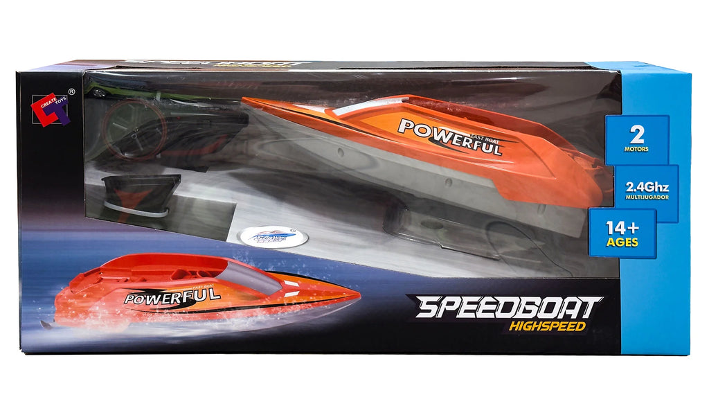 Powerful High-Speed Remote Controlled Speedboat- Assorted - TOYBOX Toy Shop