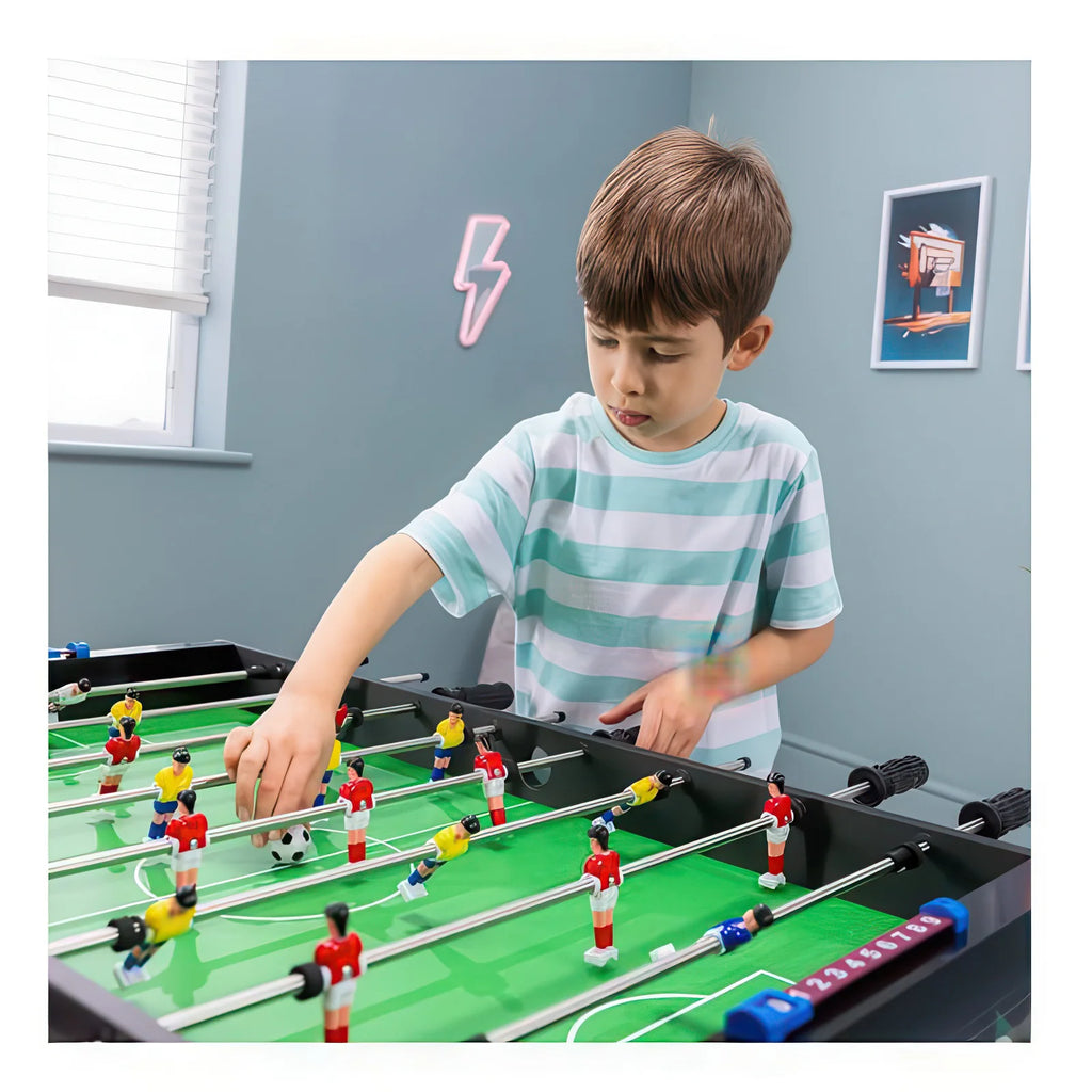 Powerplay 3ft Stand Up Football Games Table - Black