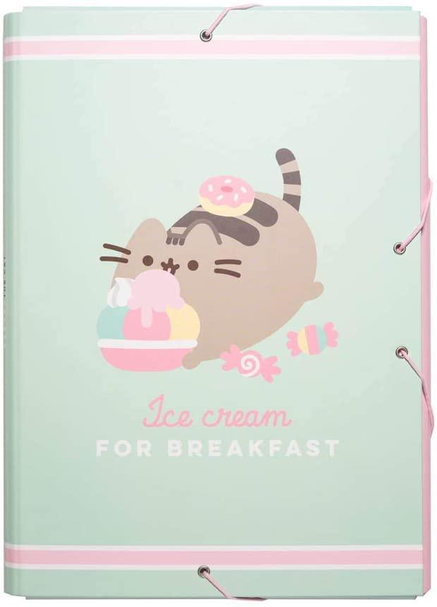 Pusheen A4 Elasticated Folder Pusheen Foodie Collection - TOYBOX Toy Shop