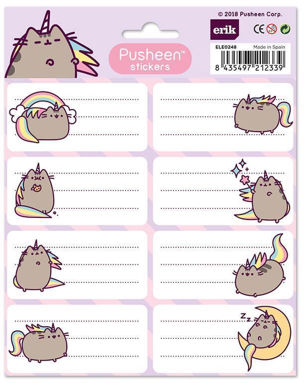 Pusheen Self-Adhesive Labels Pusheen The Cat 2 - TOYBOX Toy Shop