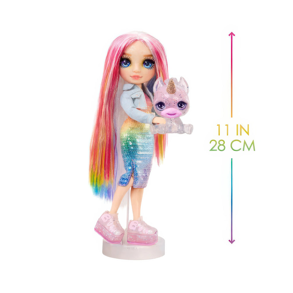 Rainbow High Amaya (rainbow) with Slime Kit & Pet