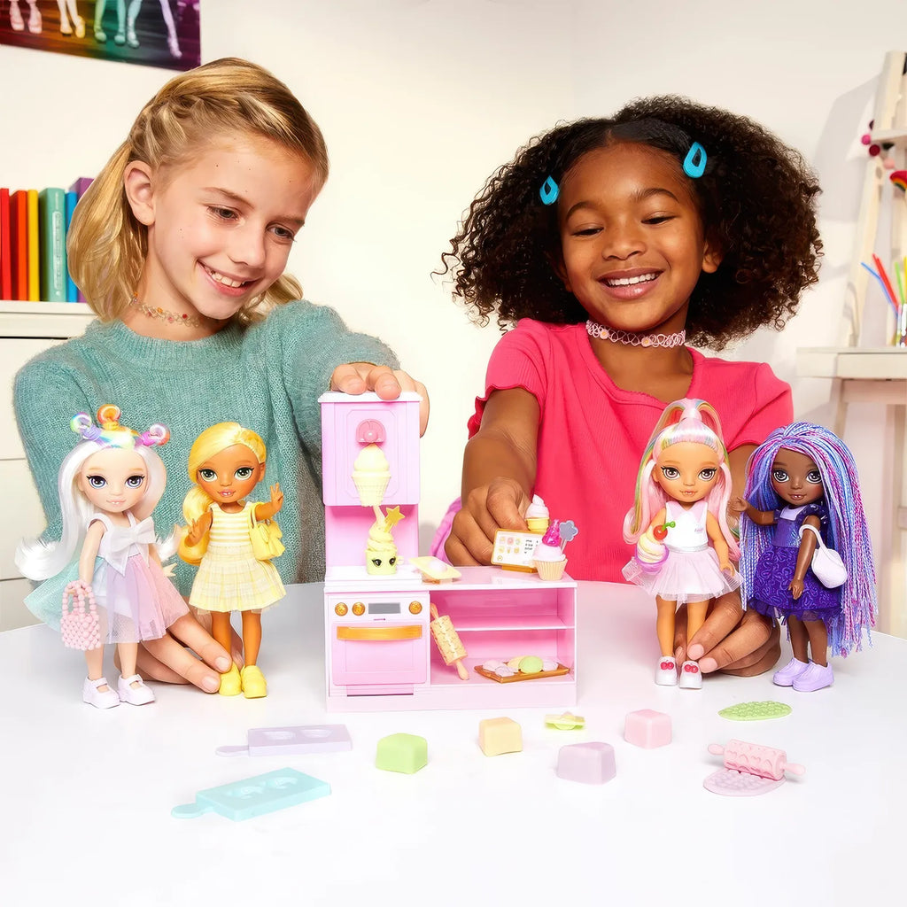 Rainbow High Dessert Shop with Littles Doll Kandy Playset