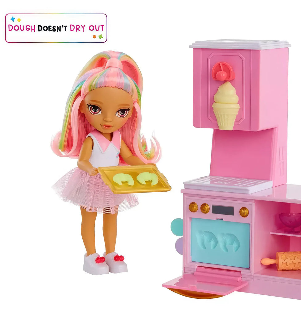 Rainbow High Dessert Shop with Littles Doll Kandy Playset