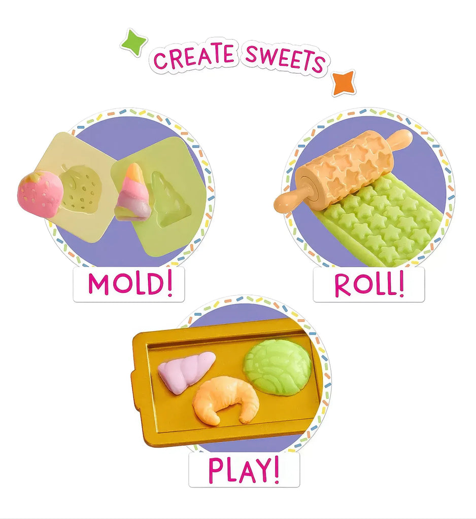 Rainbow High Dessert Shop with Littles Doll Kandy Playset