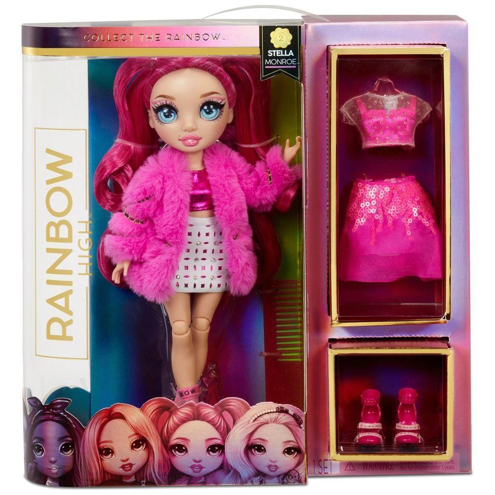Rainbow High Fashion Doll- Stella Monroe (Fuchsia) - TOYBOX Toy Shop