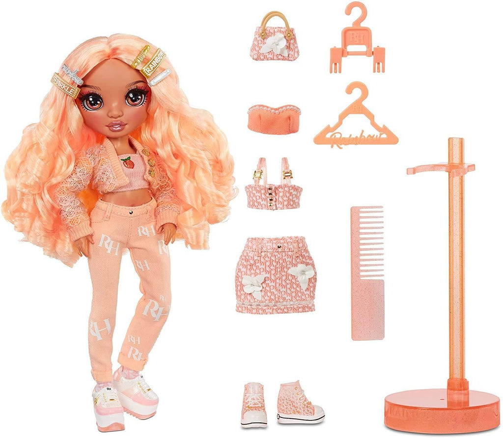 Rainbow High Fashion Dolls Series 3 Georgia Bloom - Peach - TOYBOX Toy Shop