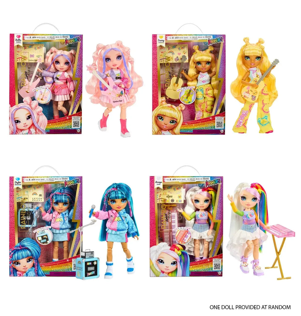 Rainbow High Jr High Rockband Fashion Dolls - Assorted