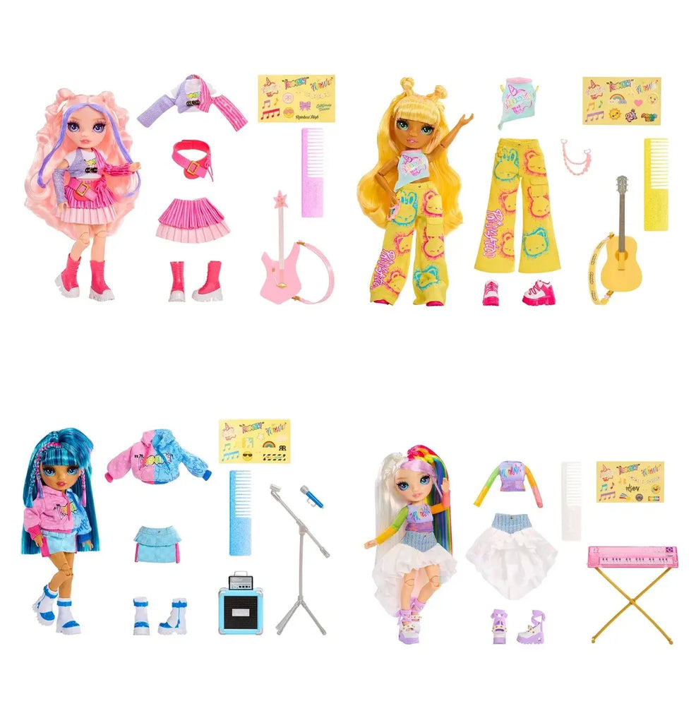 Rainbow High Jr High Rockband Fashion Dolls - Assorted