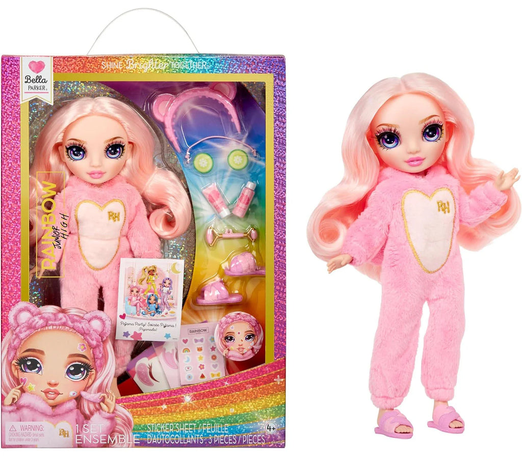 Rainbow High Junior High PJ Party Fashion Doll - Bella - TOYBOX Toy Shop