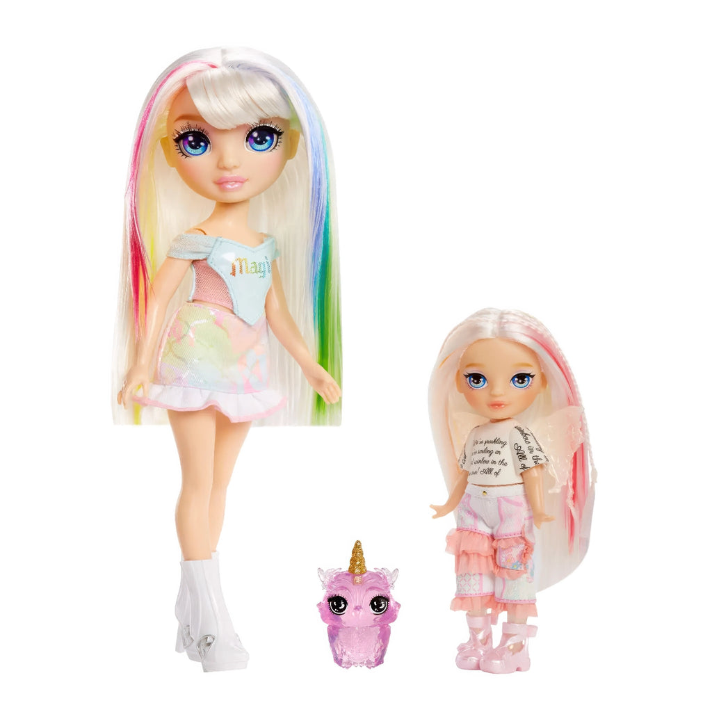 Rainbow High Littles Rainbow Fantasy Fairies with Pet – Opal Rainbow
