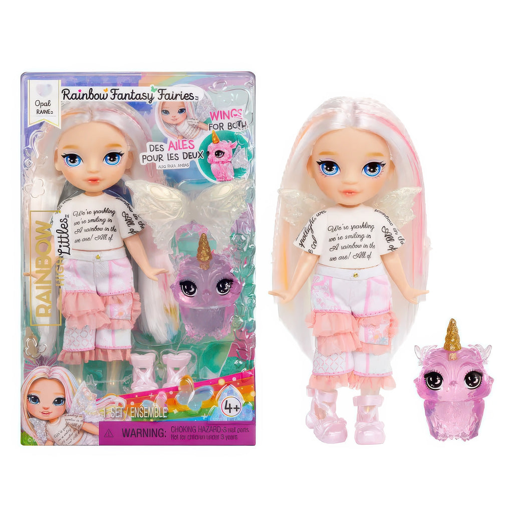 Rainbow High Littles Rainbow Fantasy Fairies with Pet – Opal Rainbow