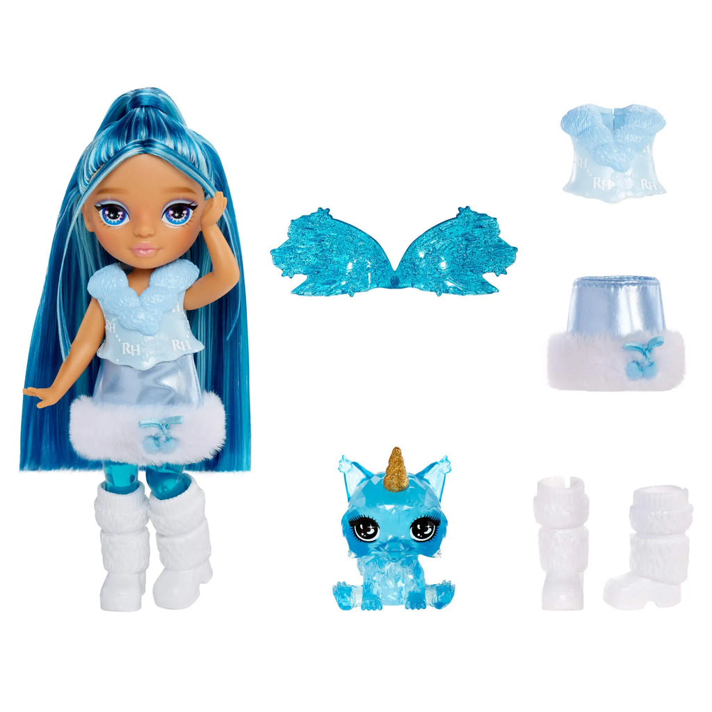 Rainbow High Littles Rainbow Fantasy Fairies with Pet - Sapphire Blue