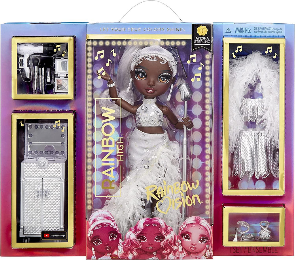 Rainbow High Rainbow Divas Doll - Silver Ayesha Sterling - TOYBOX Toy Shop