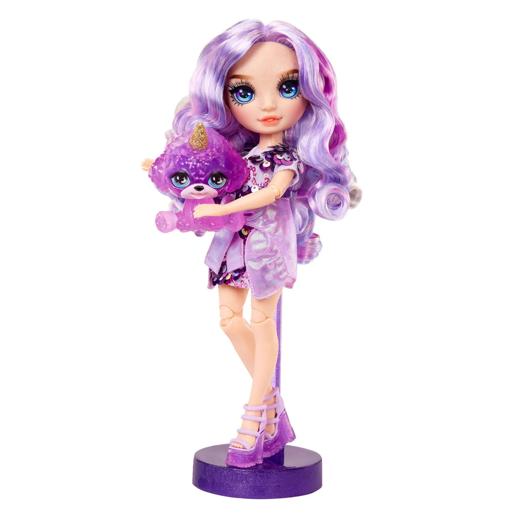 Rainbow High Violet (purple) with Slime Kit & Pet