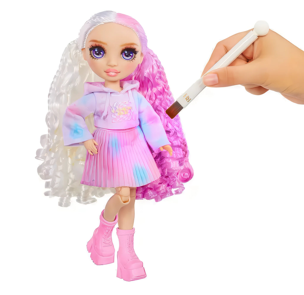 Rainbow High Watercolour & Create Fashion DIY Doll - Purple Eyes - TOYBOX Toy Shop