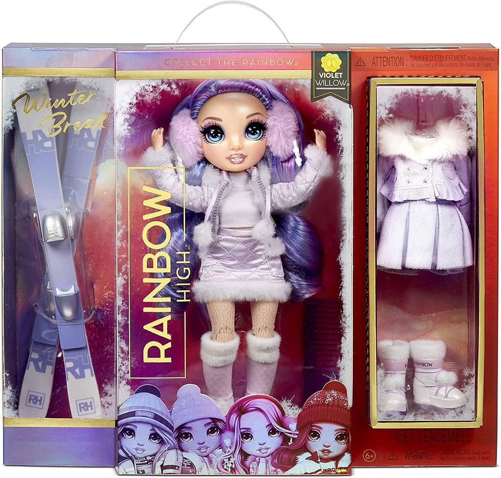 Rainbow High Winter Break Fashion Doll Violet Willow Playset - TOYBOX Toy Shop