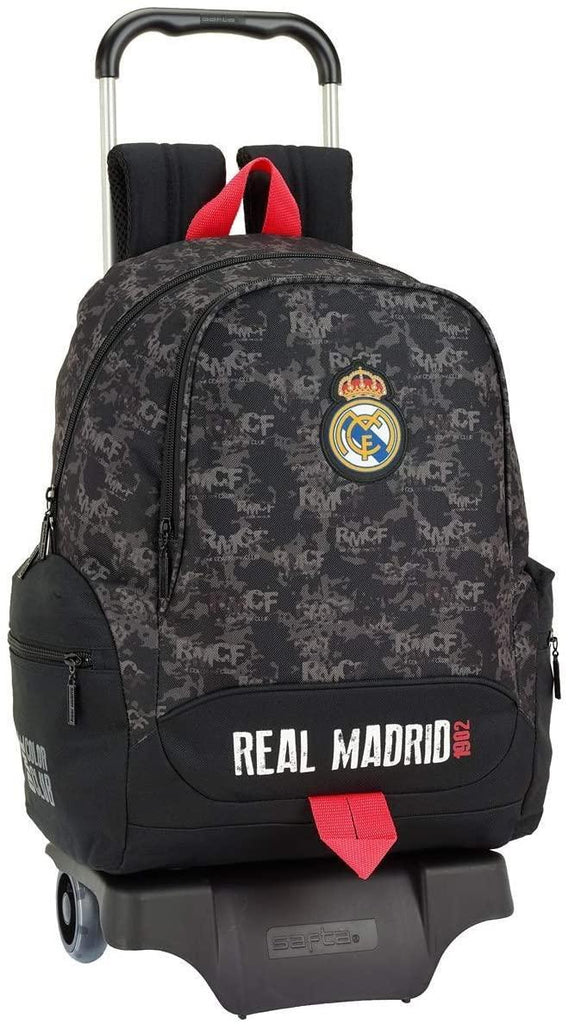 Real Madrid Black Trolley Bag 43cm - TOYBOX Toy Shop