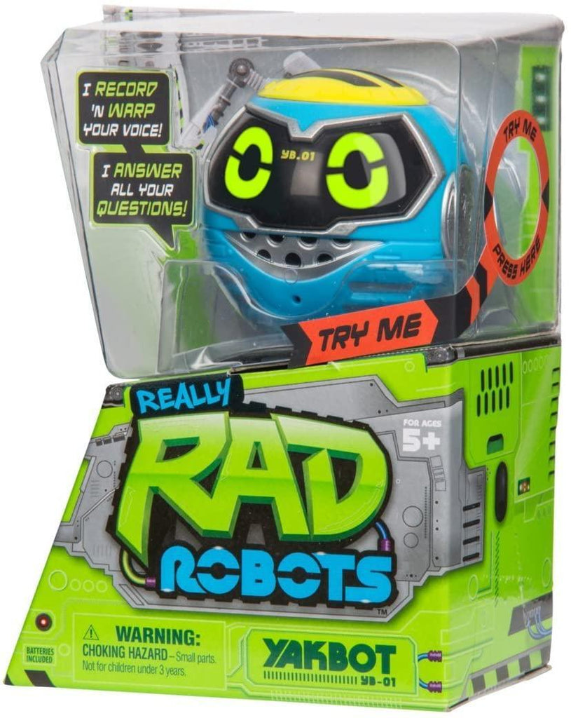 Really R.A.D. Robots Yakbot YB-01 Colour Blue - TOYBOX Toy Shop