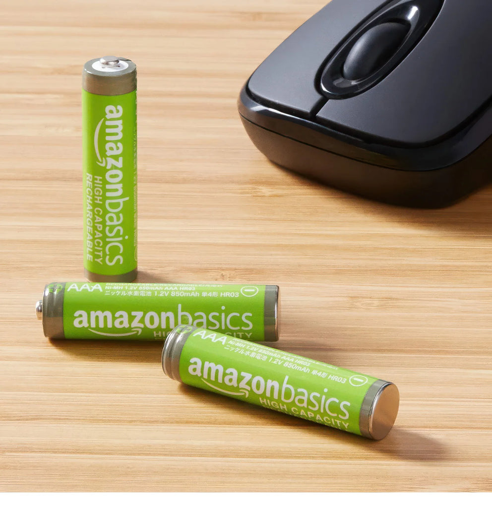 Rechargeable AAA Nimh High-capacity Batteries, 4 Pack