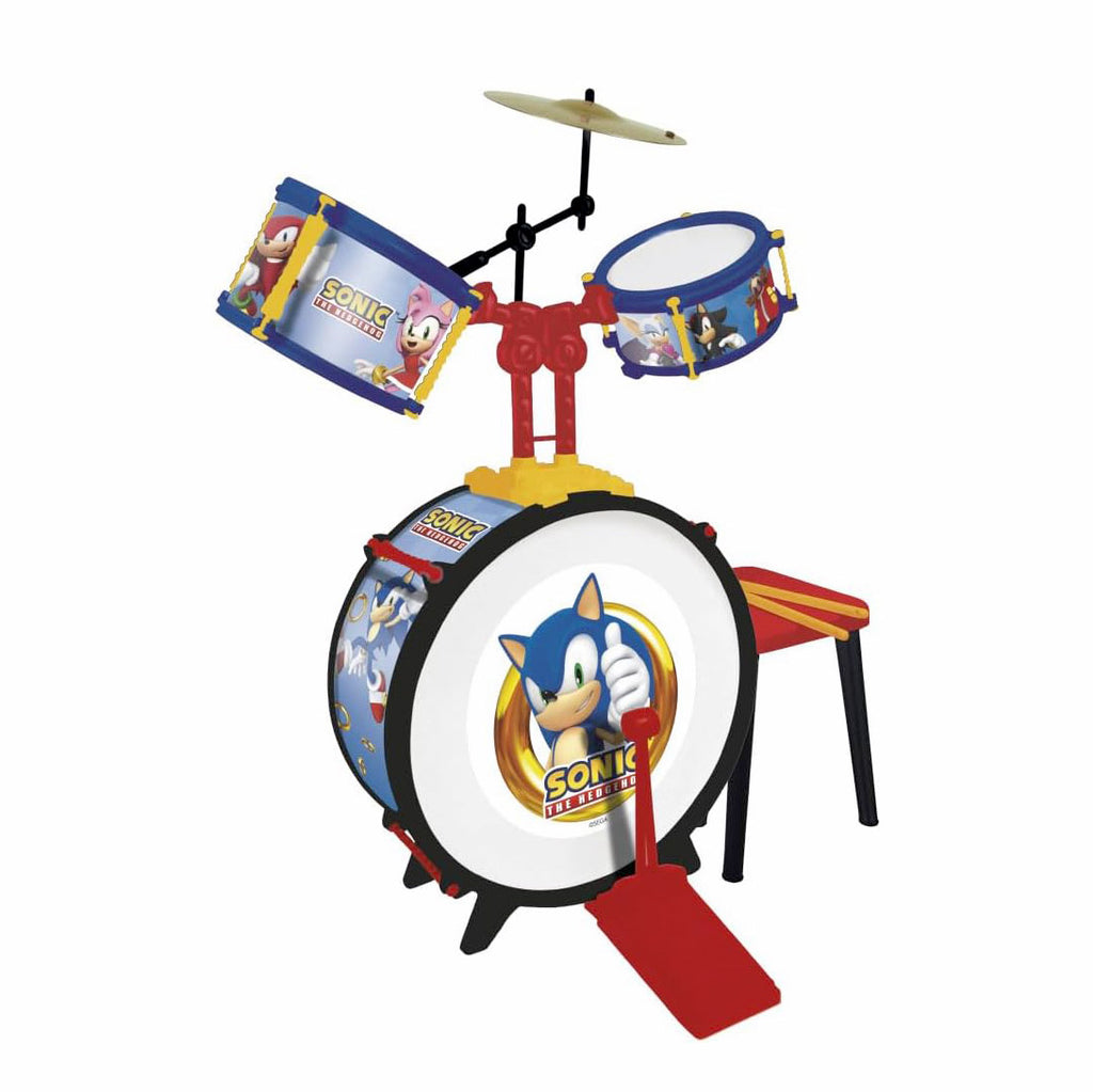 REIG Musical Sonic 3 Piece Drums Set - TOYBOX Toy Shop