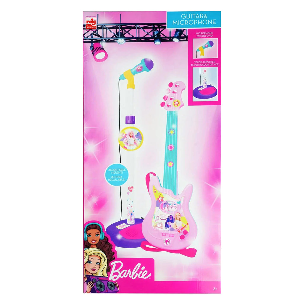 REIG Barbie Mattel Microphone and Guitar - TOYBOX Toy Shop