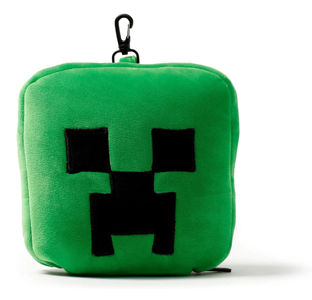 Relaxeazzz Minecraft Creeper Travel Pillow Eye Mask