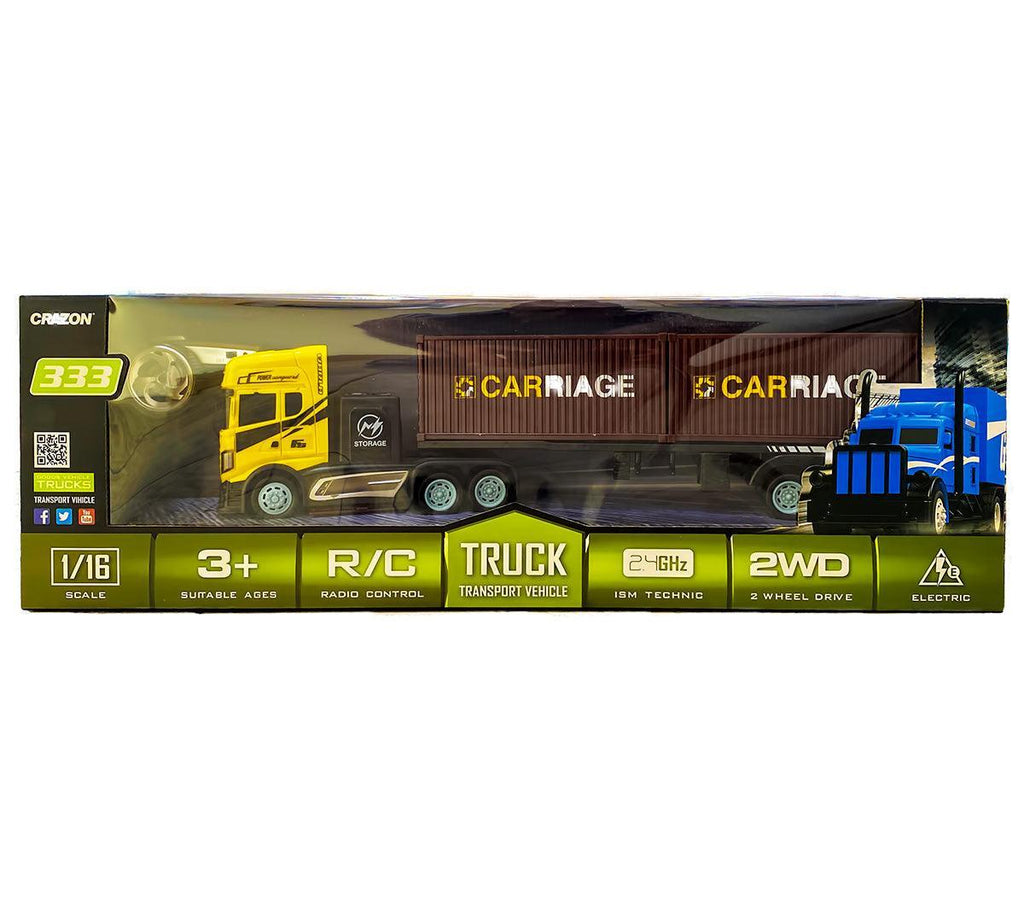 Remote Controlled Cargo RC Transport Truck - TOYBOX