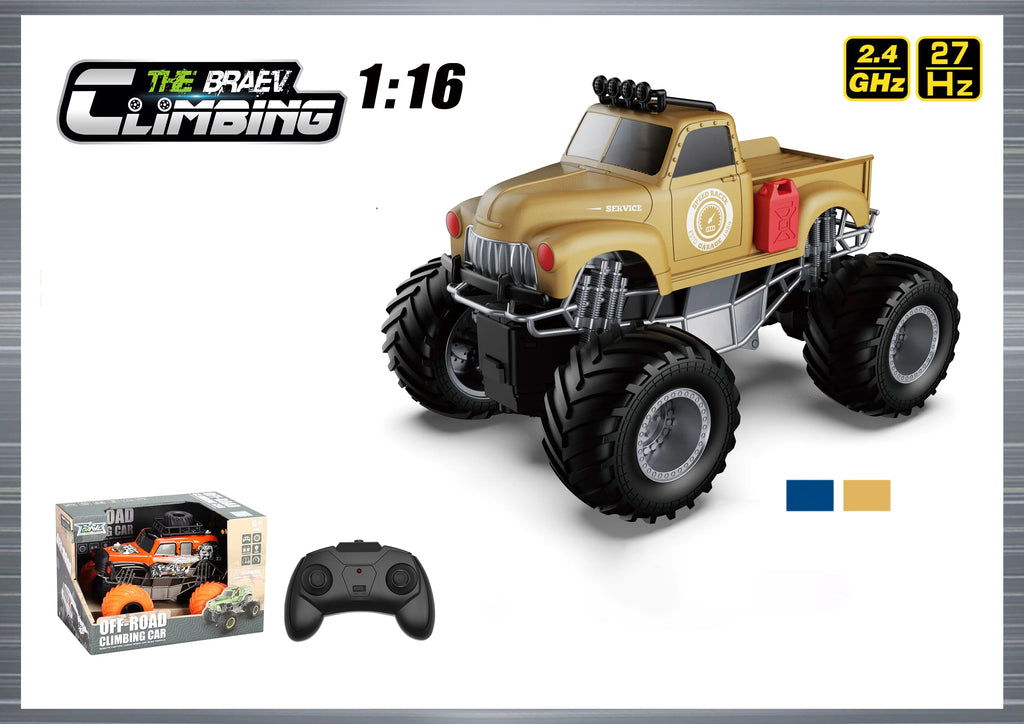 Remote Controlled Monster Truck - Off Road Climbing Car - Assorted - TOYBOX Toy Shop