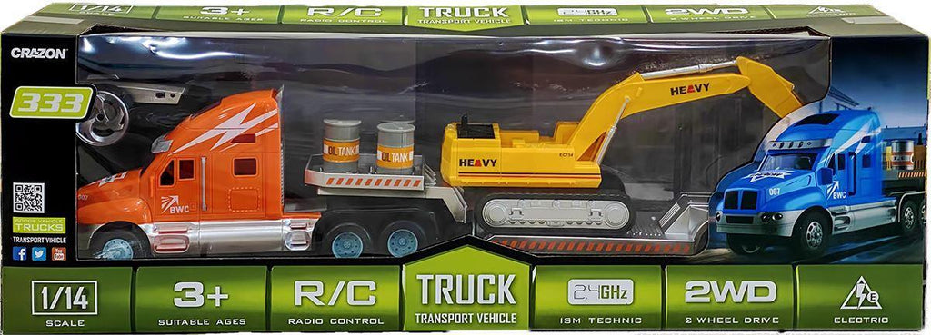 Remote Controlled RC Tractor Container Truck - TOYBOX
