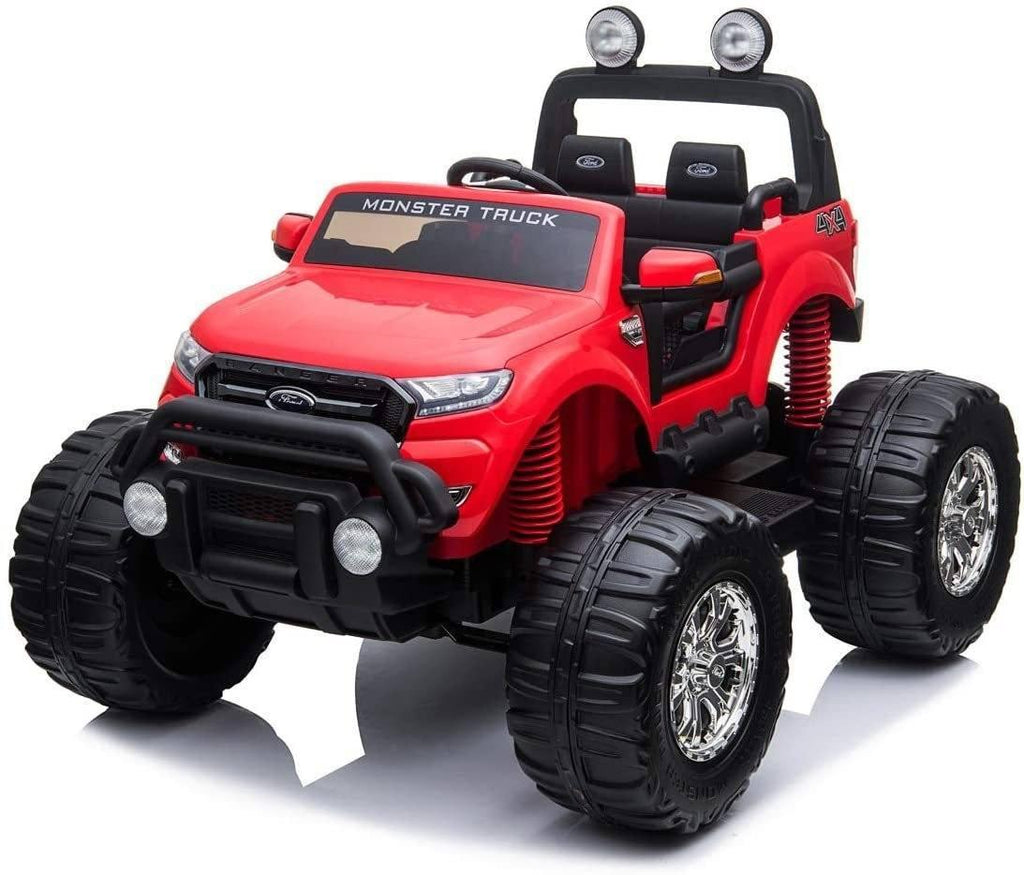 RICCO 12V Ford Ranger Licensed Monster Truck 4 Motors Kids Electric Ride on Car - TOYBOX Toy Shop