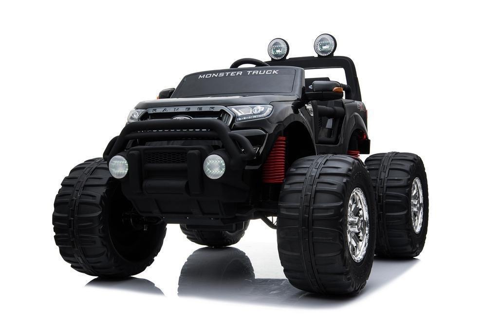 RICCO BLACK 12V Battery Ford Ranger Licenced Monster Truck 4 Motors Kids Electric Ride-on Car - TOYBOX Toy Shop