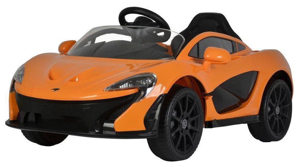 RICCO McLaren P1 12V Battery Powered Kids Electric Ride-On Toy Car Orange - TOYBOX Toy Shop