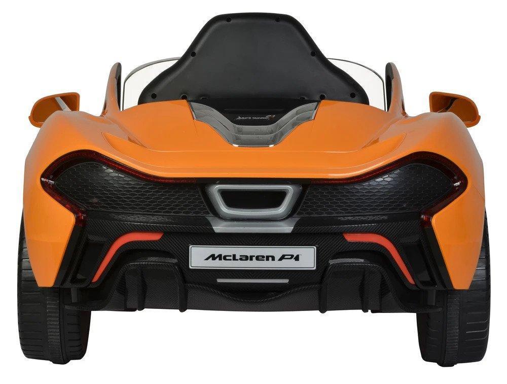 RICCO Mclaren P1 12V Battery Powered Kids Electric Ride-on Toy Car Orange Ride-on Toys