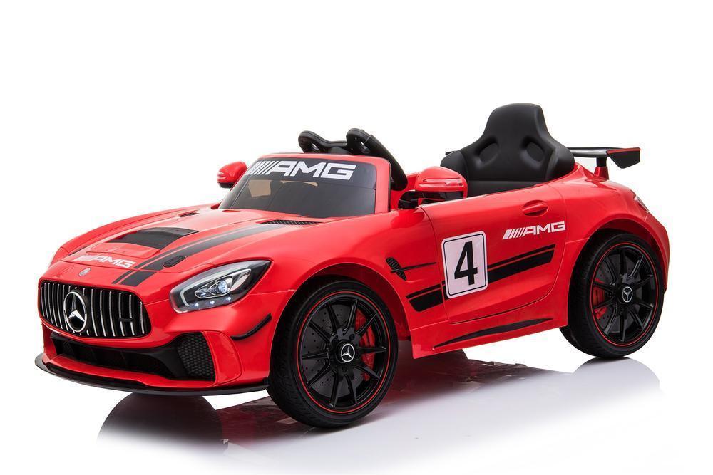 RICCO Mercedes Benz GT4 AMG SPORTS EDITION 12V Battery Two Motors Licenced Battery Powered Kids Electric Ride-On Toy Car - TOYBOX Toy Shop