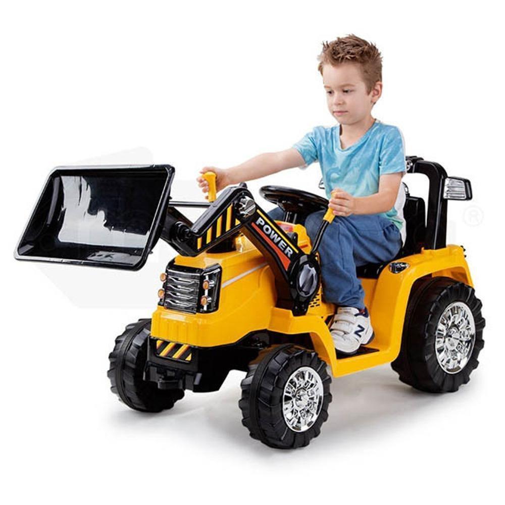 RICCO ZP1005 Electric Ride On Tractor Yellow - TOYBOX Toy Shop