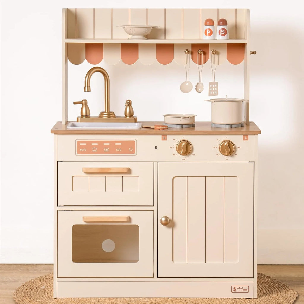 ROBUD Vintage Style Wooden Play Kitchen - TOYBOX Toy Shop