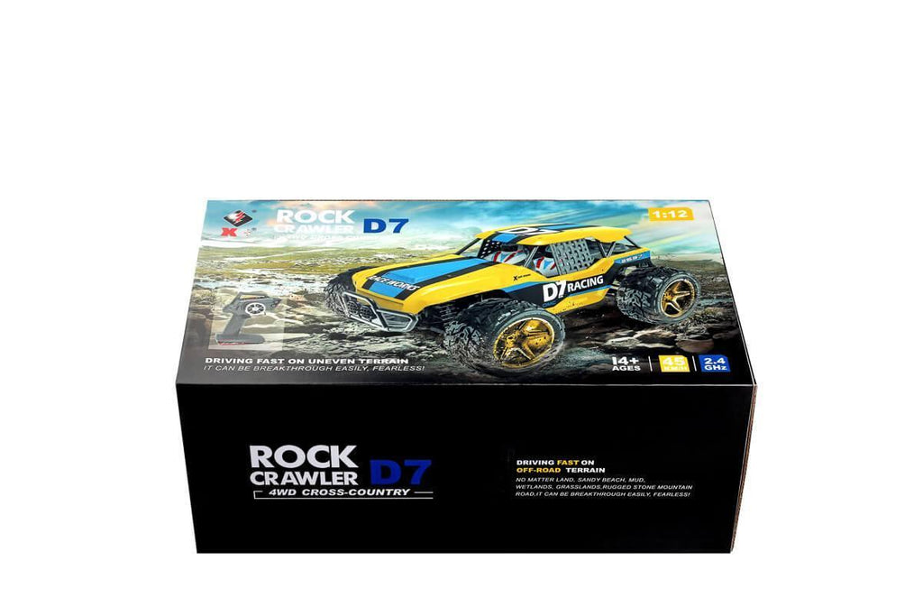 Rock Crawler D7 4WD Cross-Country, Professional, RC Remote Control Car - TOYBOX Toy Shop