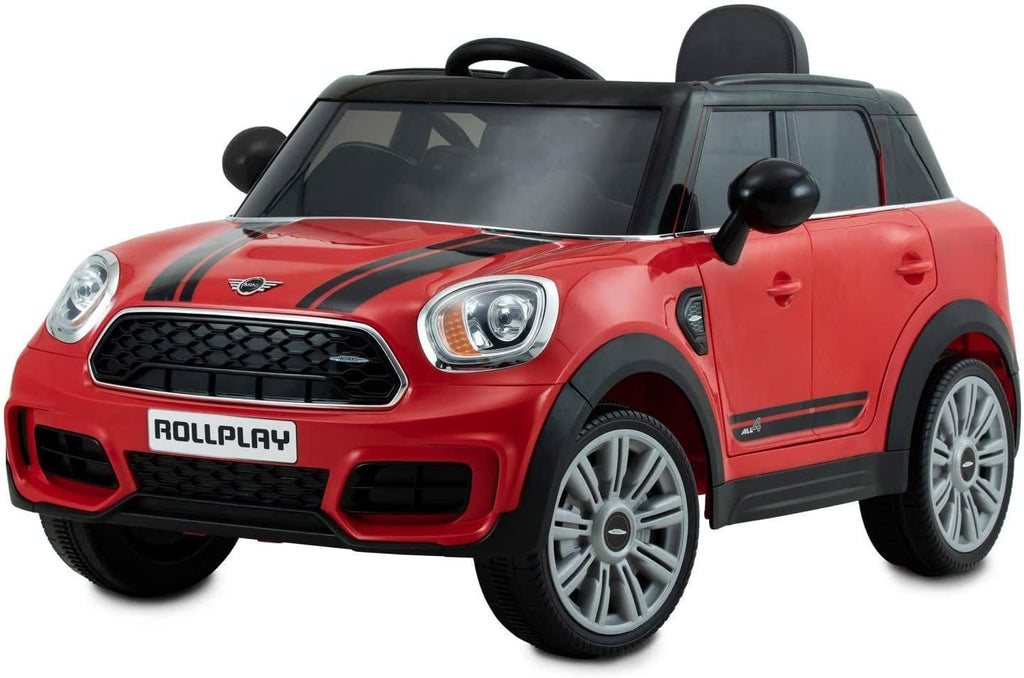ROLLPLAY Mini Countryman 6V Battery Ride-on Car - Red - TOYBOX Toy Shop