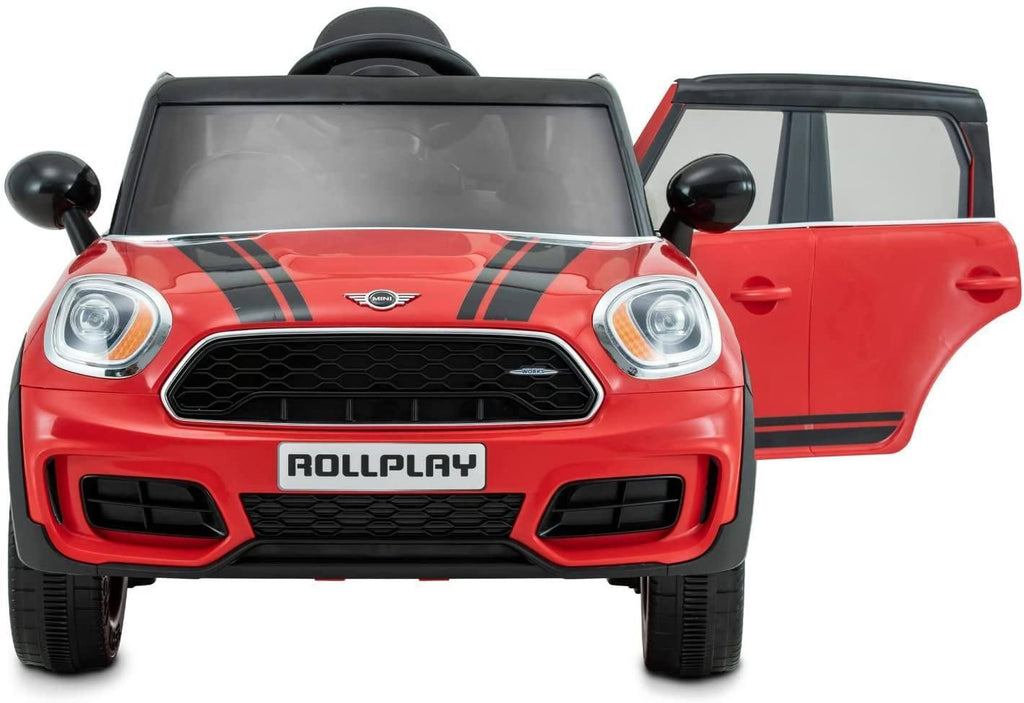 ROLLPLAY Mini Countryman 6V Battery Ride-on Car - Red - TOYBOX