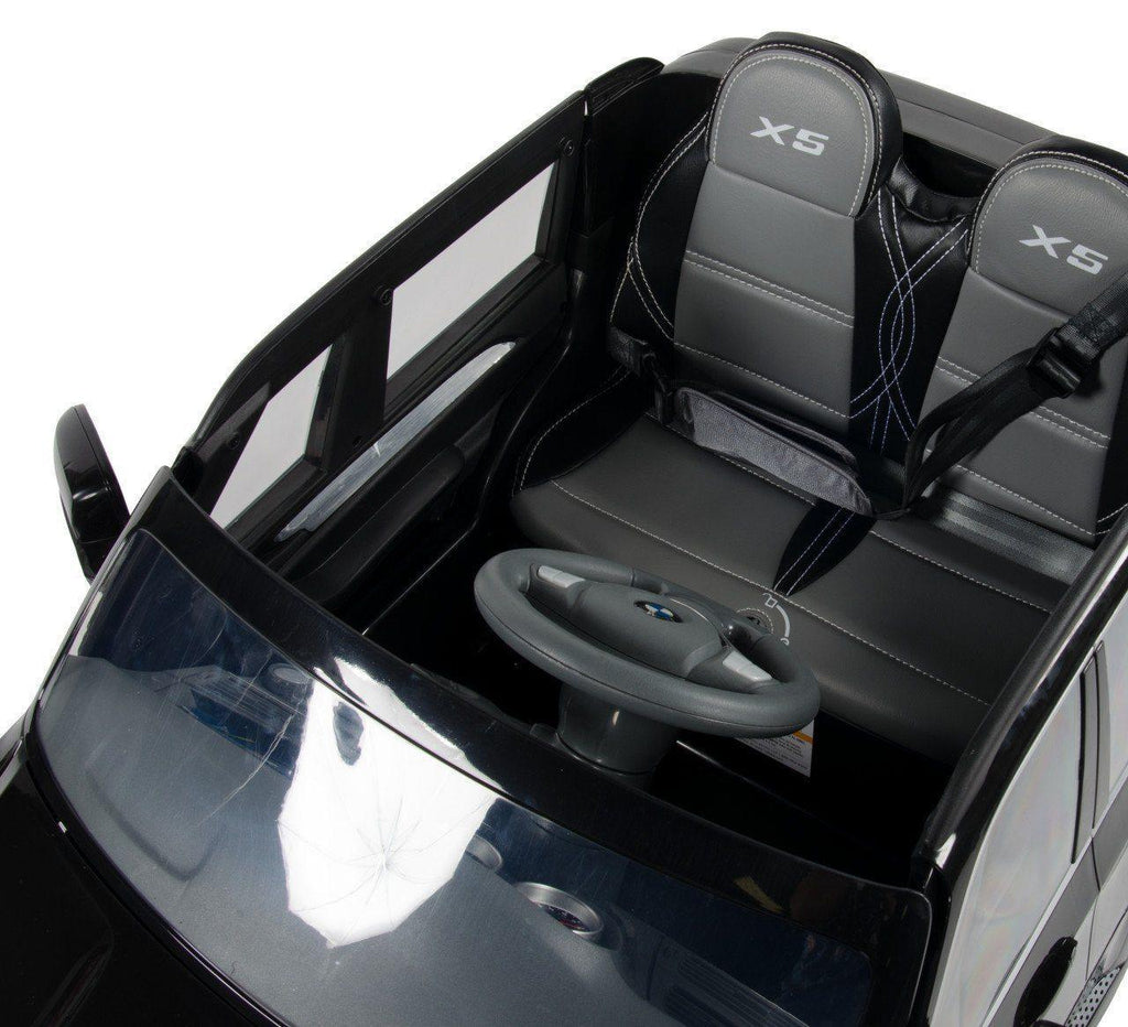 ROLLPLAY Premium BMW X5 12V Battery Ride-On Car - Black - TOYBOX Toy Shop