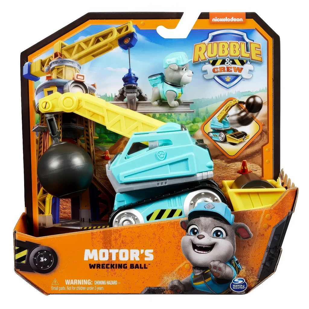 PAW Patrol Rubble & Crew Motor`s Wrecking Ball Toy Truck - TOYBOX Toy Shop