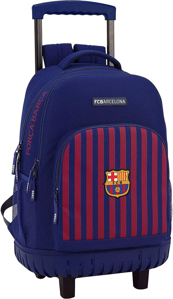 Safta FC Barcelona Large Backpack Trolley with Wheels - TOYBOX Toy Shop