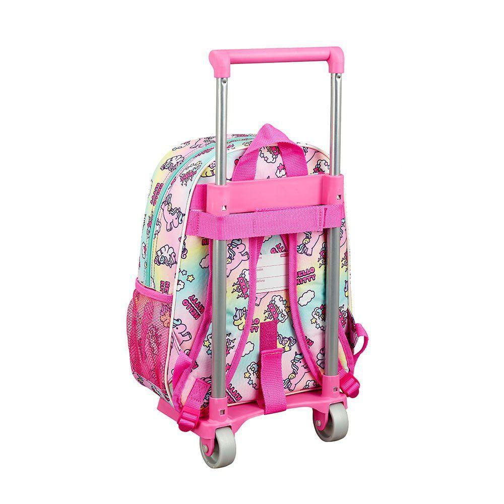 Safta Hello Kitty Candy Unicorns Official School Backpack with Safta Trolley - TOYBOX