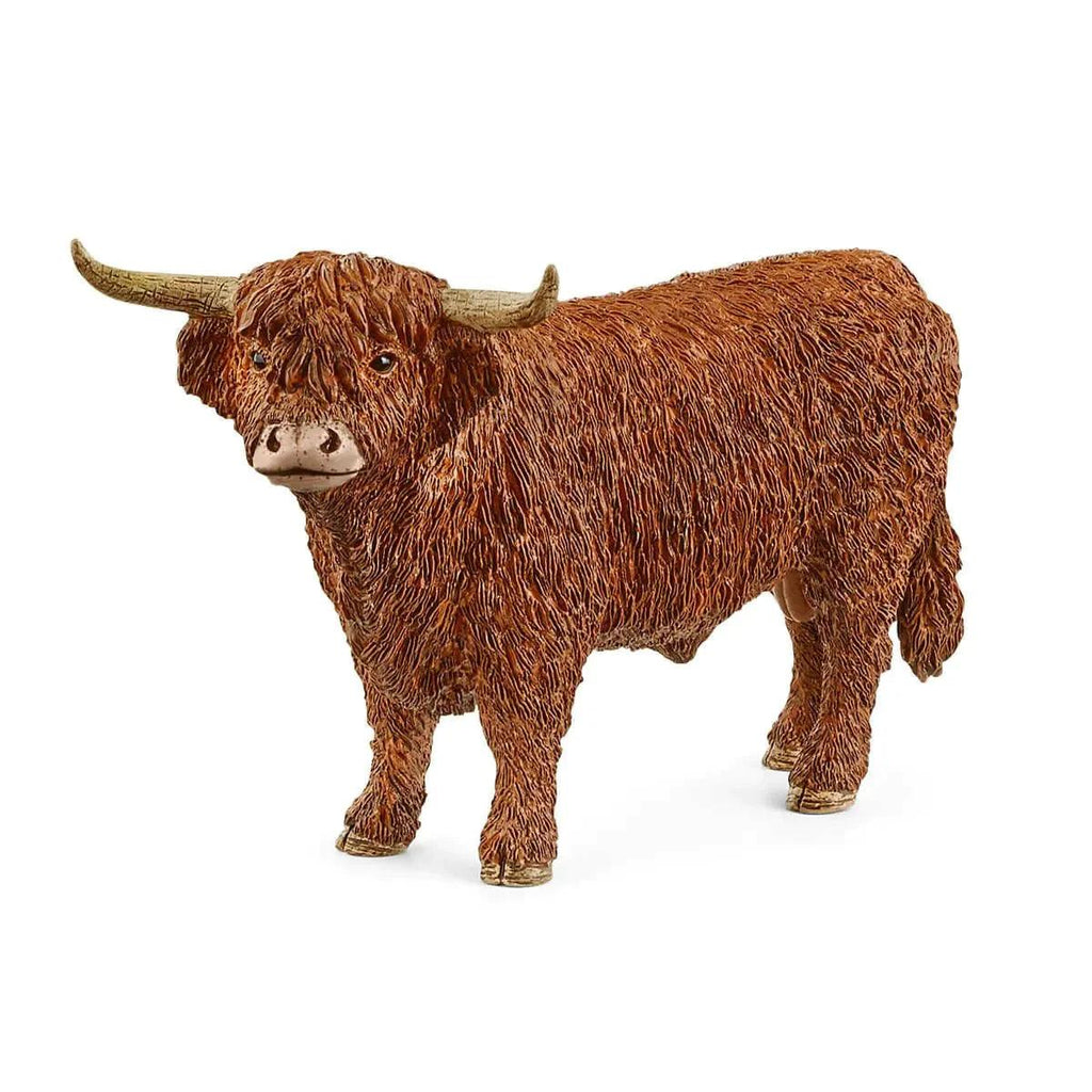 Schleich 13919 Highland Bull Figure - TOYBOX Toy Shop