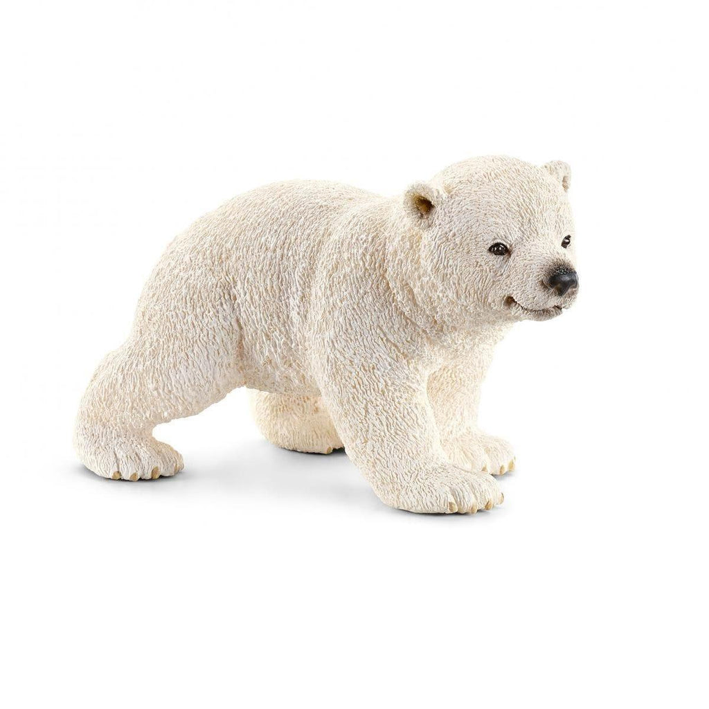 Schleich 14708 Polar Bear Cub Walking Figure - TOYBOX Toy Shop Cyprus