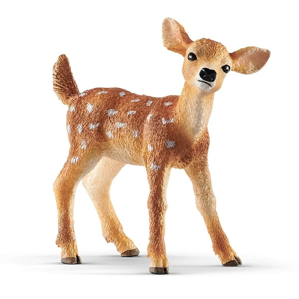 SCHLEICH 14820 White-Tailed Fawn Figure - TOYBOX Toy Shop