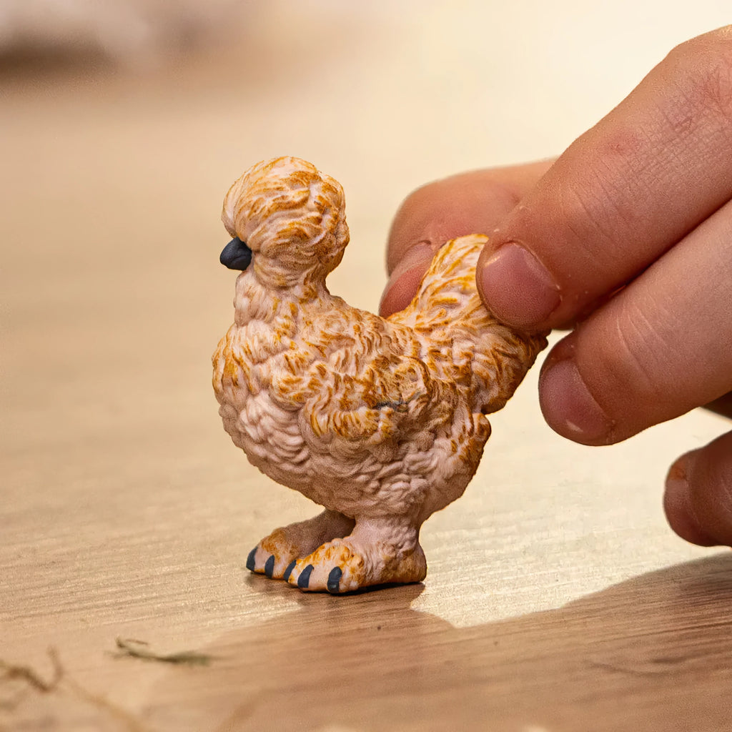 Schleich 14891 Silkie Chicken Figure