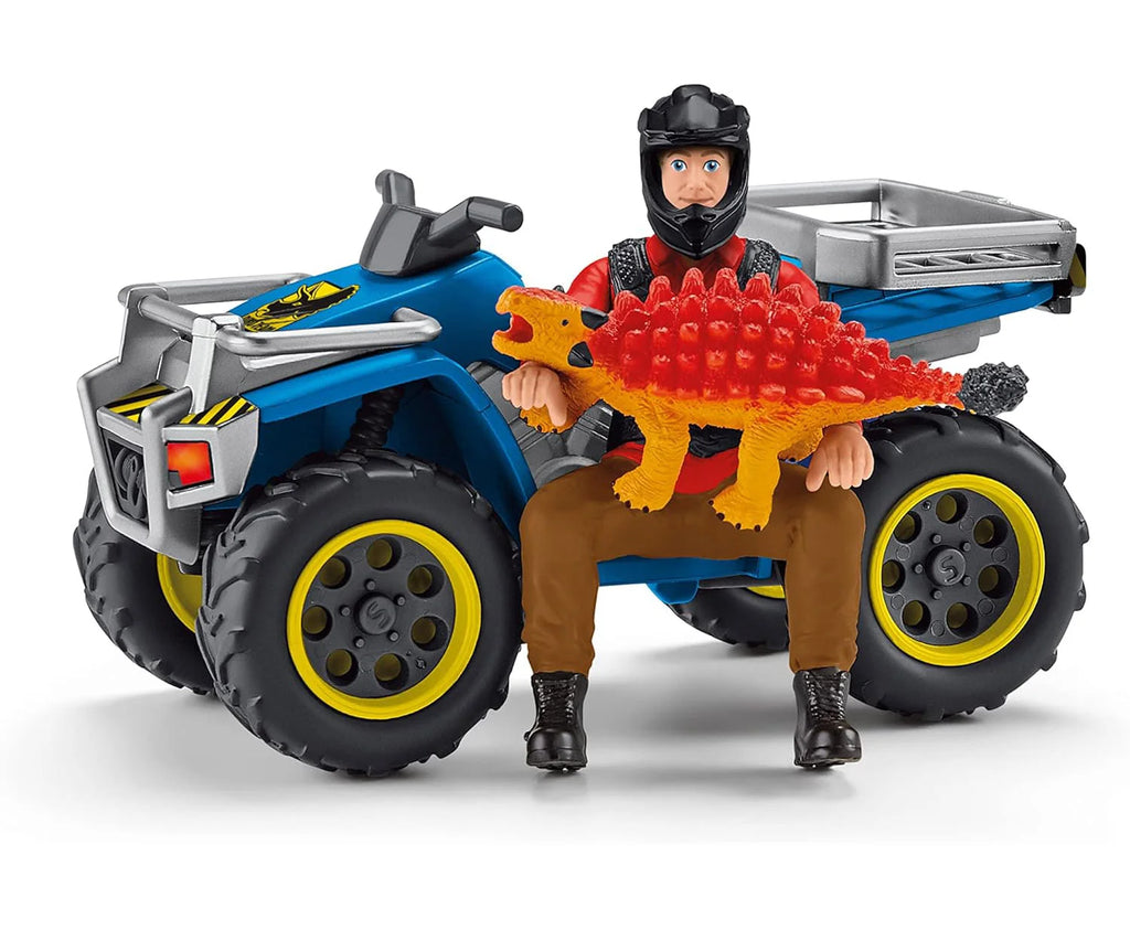 Schleich 41466 Quad Escape From Velociraptor Dinosaurs - TOYBOX Toy Shop